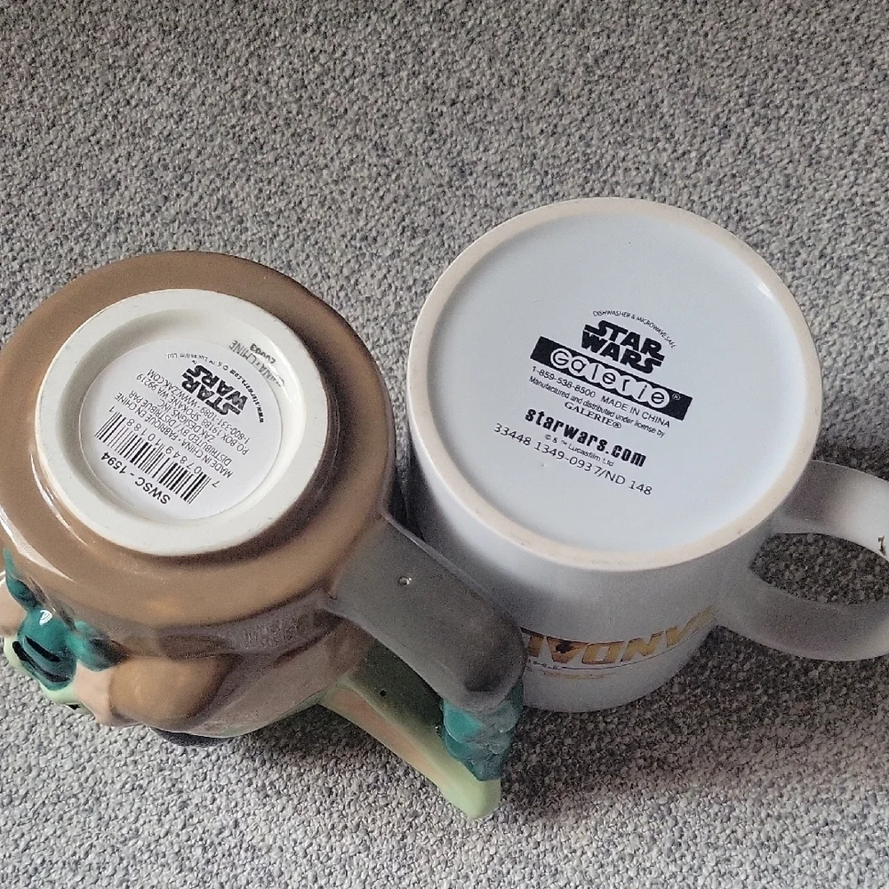 STAR WARS Baby Yoda Mug coffe cup set 2